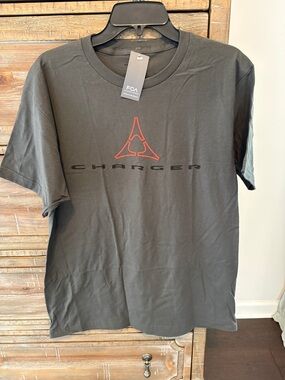 Dodge Charger Men's Black Short-Sleeve Logo Tee, NEW w/ Tag